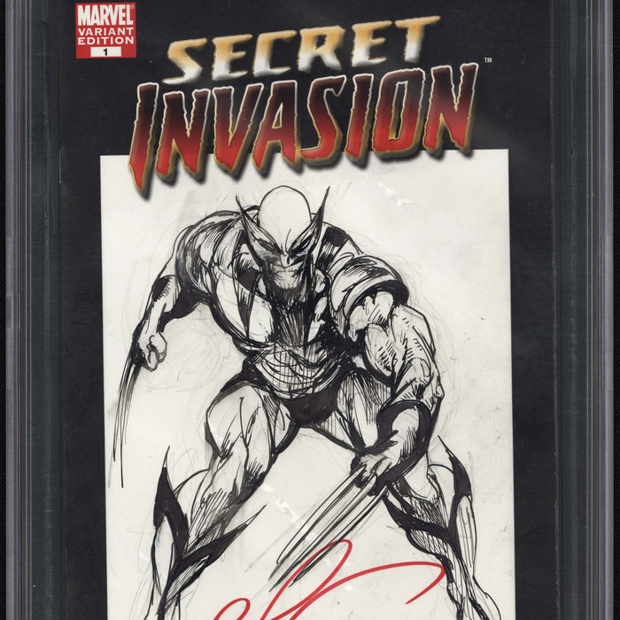 Secret Invasion #1 Sketch Edition CGC SS 9.6 Signed & Sketch by Texeira Secret Invasion #1 Sketch Edition CGC SS 9.6 Signed & Sketch by Texeira