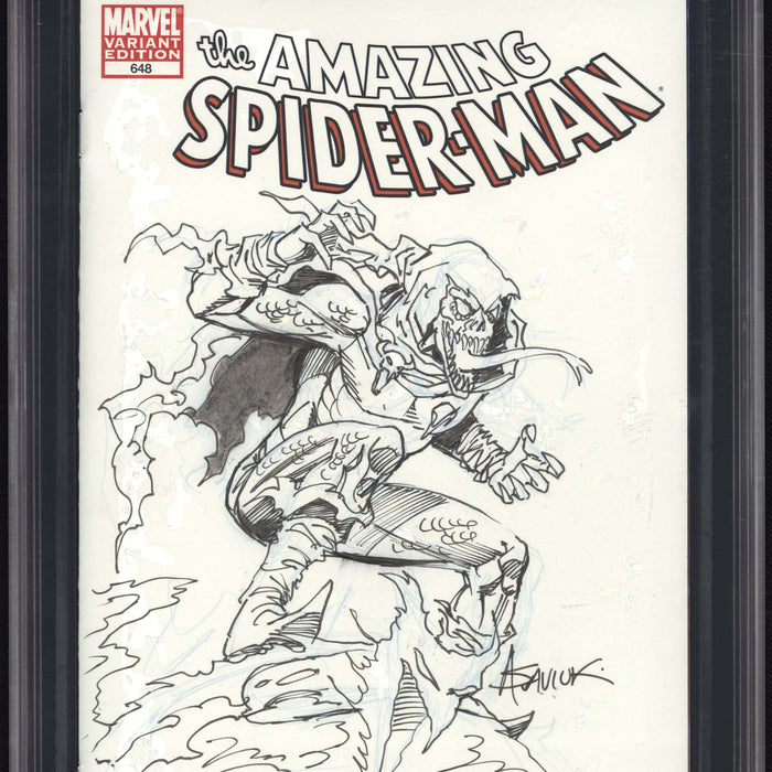 Amazing Spider-Man #648 Sketch Edition Sketch by Saviuk CGC SS 9.6 Amazing Spider-Man #648 Sketch Edition Sketch by Saviuk CGC SS 9.6