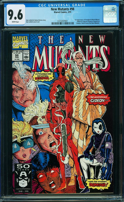 New Mutants #98 CGC 9.6 New Mutants #98 CGC 9.6