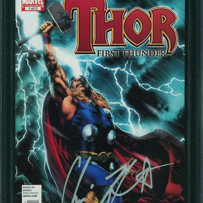 Thor: First Thunder #1 Celebrity Authentics Edition CGC SS 9.8 Signed by Chris Hemsworth Thor: First Thunder #1 Celebrity Authentics Edition CGC SS 9.8 Signed by Chris Hemsworth