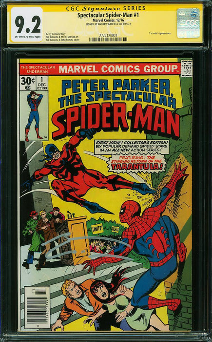 Spectacular Spider-Man #1 CGC SS 9.2 Signed by Andrew Garfield Spectacular Spider-Man #1 CGC SS 9.2 Signed by Andrew Garfield
