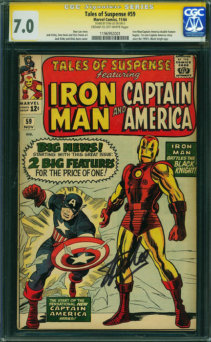 Tales of Suspense #59 CGC 7.0 signed Stan Lee Tales of Suspense #59 CGC 7.0 signed Stan Lee