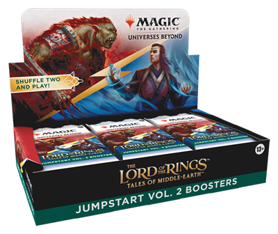 MTG Lord of the Rings: Tales of Middle Earth Jumpstart Vol. 2 Booster display MTG Lord of the Rings: Tales of Middle Earth Jumpstart Vol. 2 Booster display