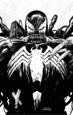 Venom (2018) #26 Street Level Hero Kirkham B&W Variant