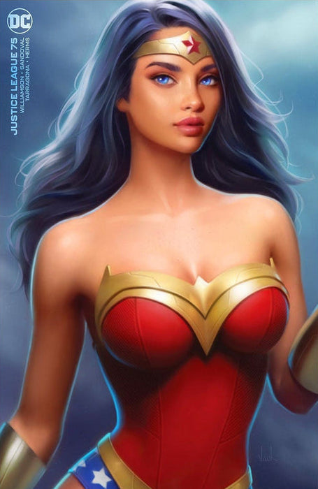 JUSTICE LEAGUE #75 WILL JACK MINIMAL TRADE DRESS VARIANT (LTD TO 1500) JUSTICE LEAGUE #75 WILL JACK MINIMAL TRADE DRESS VARIANT (LTD TO 1500)