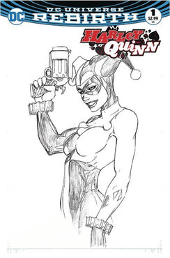 HARLEY QUINN (2016) #1 ASPEN COMICS SKETCH EXCLUSIVE (LTD TO 6000)