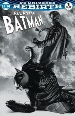 ALL-STAR BATMAN #1 AOD COLLECTIBLES B&W EXCLUSIVE (LTD TO 1500) ALL-STAR BATMAN #1 AOD COLLECTIBLES B&W EXCLUSIVE (LTD TO 1500)