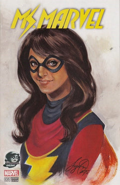MS. MARVEL (2014) #1 SIYA OUM PHANTOM VARIANT PORTRAIT SERIES (LTD TO 3000)