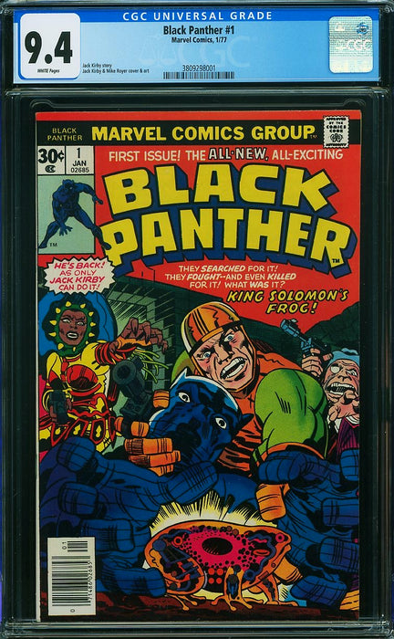 BLACK PANTHER (1977) #1 CGC 9.4 BLACK PANTHER (1977) #1 CGC 9.4
