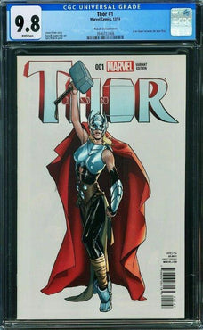 THOR #1 PICHELLI VARIANT COVER CGC 9.8