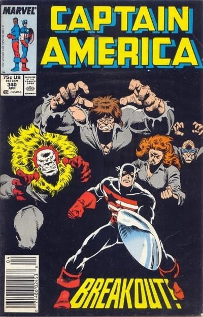 CAPTAIN AMERICA #340 (NEWSSTAND EDITION) CAPTAIN AMERICA #340 (NEWSSTAND EDITION)