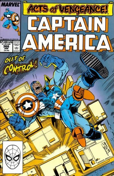 CAPTAIN AMERICA #366 (DIRECT EDITION) CAPTAIN AMERICA #366 (DIRECT EDITION)