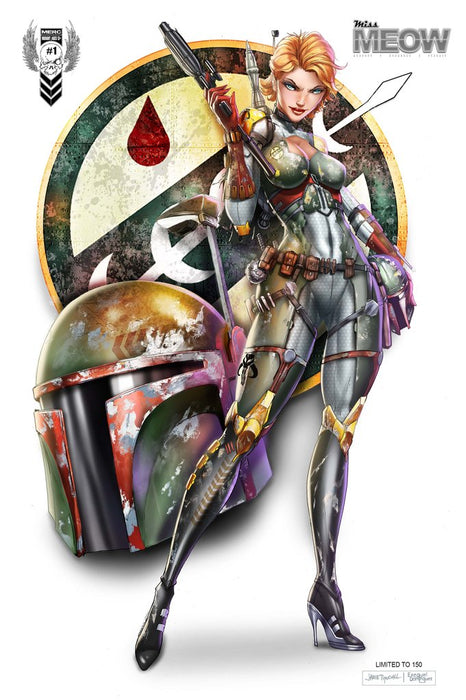 MISS MEOW #1 BOUNTY HUNTER COSPLAY EXCLUSIVE (LTD TO 150) MISS MEOW #1 BOUNTY HUNTER COSPLAY EXCLUSIVE (LTD TO 150)
