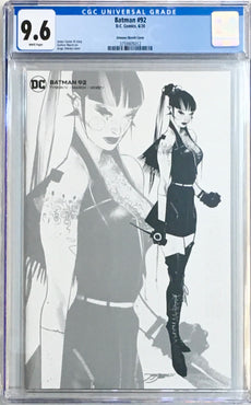 BATMAN #92 JIMENEZ 1 PER STORE SKETCH VARIANT CGC 9.6