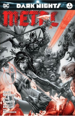 DARK NIGHTS METAL #1 ERIC "EBAS" BASALDUA SKETCH VARIANT