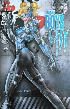 I MAKE BOYS CRY #1 AETHER BLUE FOIL