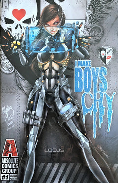I MAKE BOYS CRY #1 LOCUS BLUE FOIL