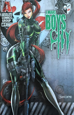 I MAKE BOYS CRY #1 SKOPE GREEN FOIL