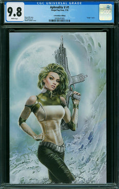 APHRODITE V #1 SANDERS CONVENTION EXCLUSIVE CGC 9.8