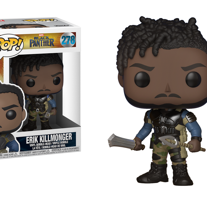 Funko POP! Marvel Black Panther Erik Killmonger Vinyl Figure Funko POP! Marvel Black Panther Erik Killmonger Vinyl Figure