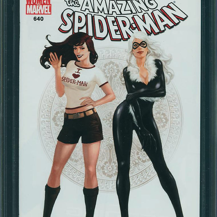 AMAZING SPIDER-MAN #640 WOMEN OF MARVEL VARIANT CGC 9.8 AMAZING SPIDER-MAN #640 WOMEN OF MARVEL VARIANT CGC 9.8