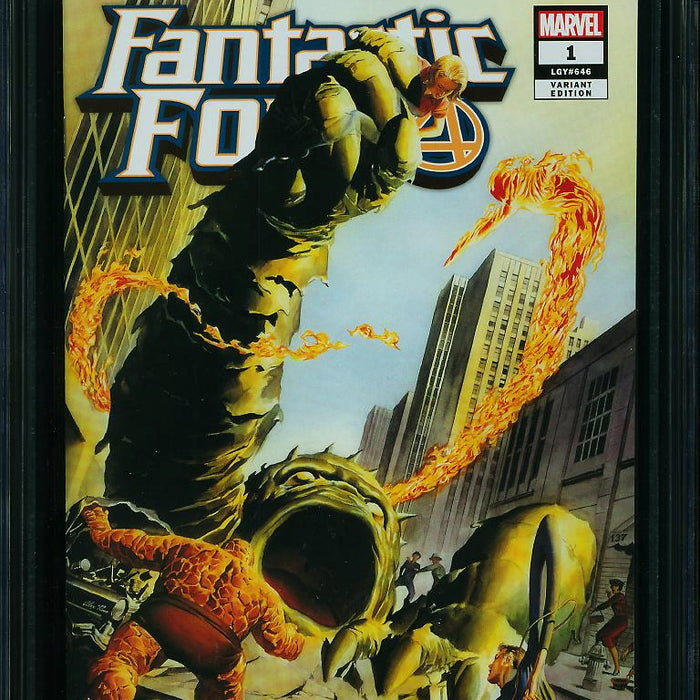 FANTASTIC FOUR #1 (2018) ALEXROSS.COM EDITION CGC 9.8 FANTASTIC FOUR #1 (2018) ALEXROSS.COM EDITION CGC 9.8