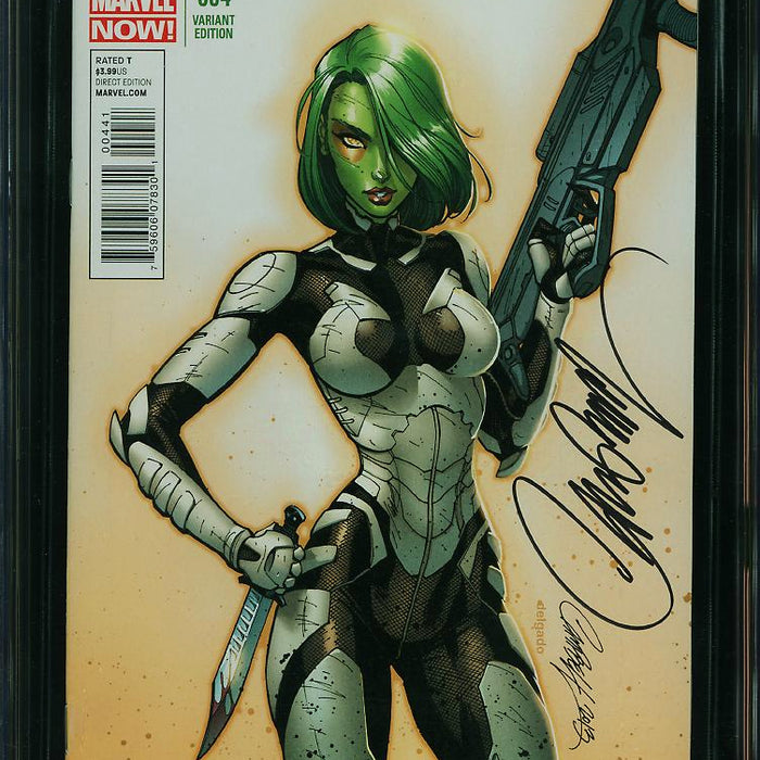 GUARDIANS OF THE GALAXY #4 (2013) CAMPBELL VARIANT SIGNED CGC 9.6 GUARDIANS OF THE GALAXY #4 (2013) CAMPBELL VARIANT SIGNED CGC 9.6