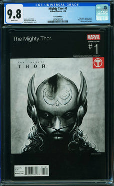 MIGHTY THOR (2016) #1 HIP HOP VARIANT CGC 9.8