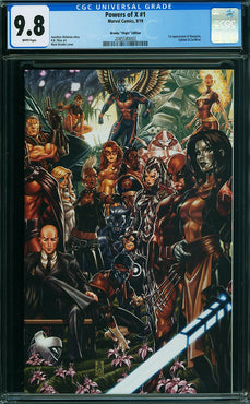 POWERS OF X #1 MARK BROOKS 1:500 VARIANT CGC 9.8