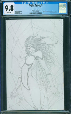 SPIDER-WOMAN #1 TURNER SKETCH CGC 9.8