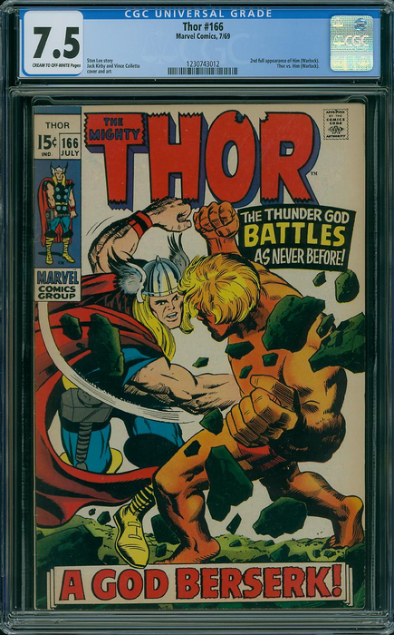 THOR #166 CGC 7.5 THOR #166 CGC 7.5