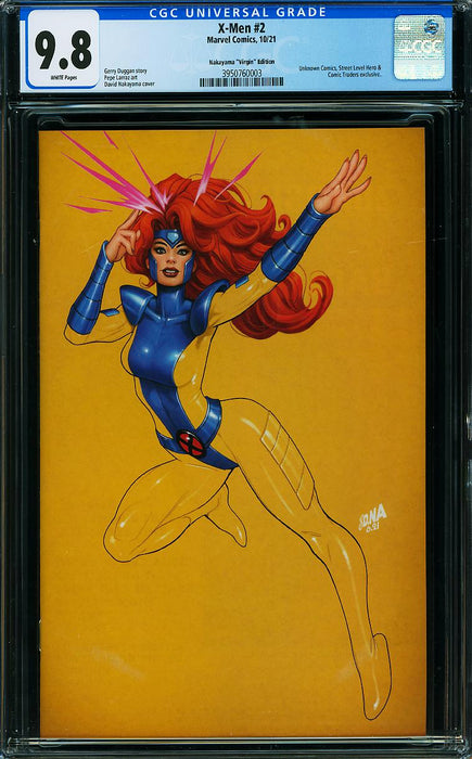 X-MEN (2021) #2 NAKAYAMA VIRGIN EXCLUSIVE CGC 9.8 X-MEN (2021) #2 NAKAYAMA VIRGIN EXCLUSIVE CGC 9.8