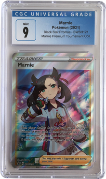 Pokémon MARNIE (2021) BLACK STAR PROMOS CGC 9