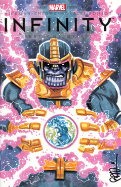 Thanos Original Art by Scott Blair