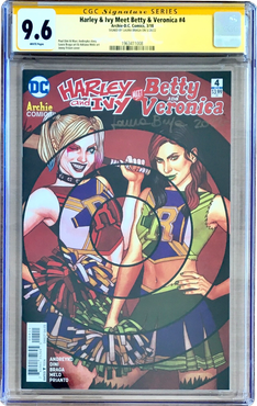 Harley & Ivy Meet Betty & Veronica #4 CGC SS 9.6 signed by Laura Braga