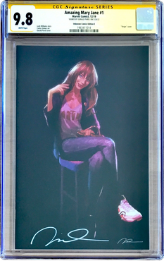 Amazing Mary Jane #1 Unknown Comics Edition E CGC SS 9.8 signed by Gerald Parel