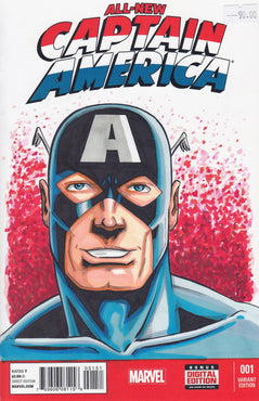 CAPTAIN AMERICA Original Art by ANDY POTTER