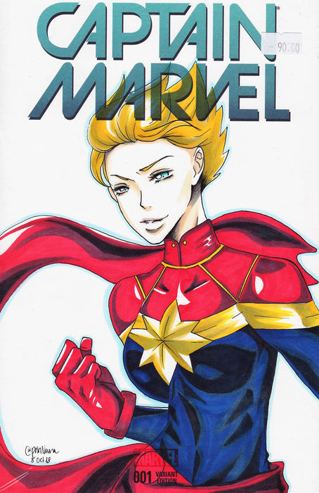 CAPTAIN MARVEL Original Art by PRIN NANA CAPTAIN MARVEL Original Art by PRIN NANA