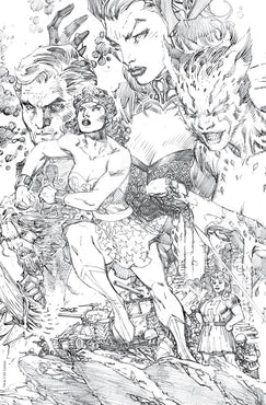 WONDER WOMAN #750 JIM LEE CONNECTING SKETCH CVR G