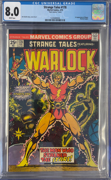 STRANGE TALES #178 CGC 8.0