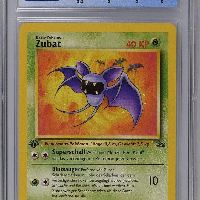 Pokémon Zubat (2000) German CGC 8.5