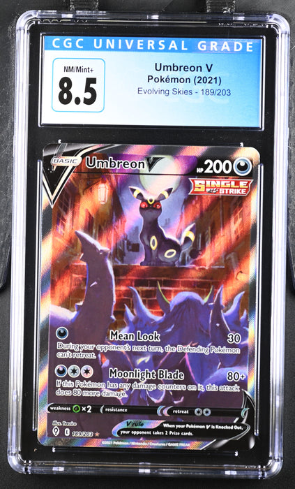 Pokémon Umbreon V (2021) Ultra Rare Holo CGC 8.5