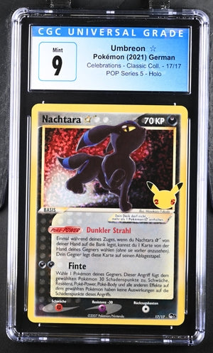 Pokémon Umbreon (2021) POP Series 5 Holo CGC 9