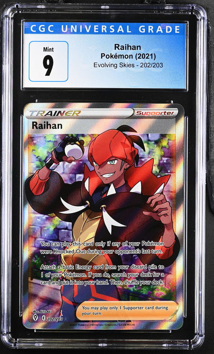 Pokémon Raihan (2021) Ultra Rare Holo CGC 9