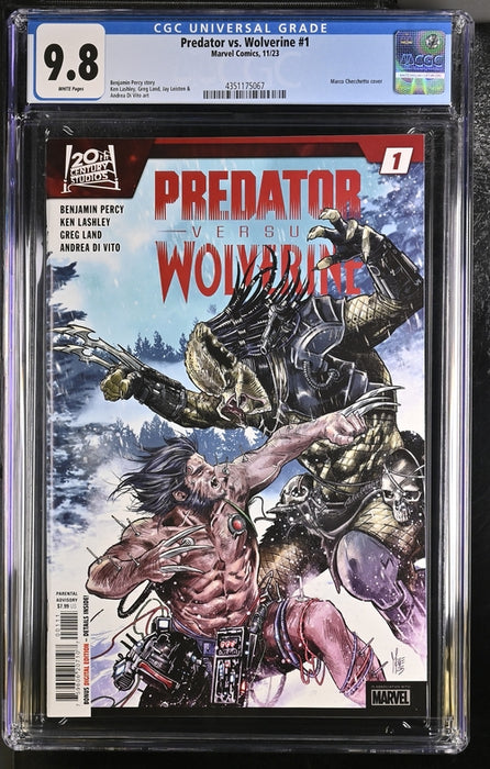 Predator vs. Wolverine #1 CGC 9.8