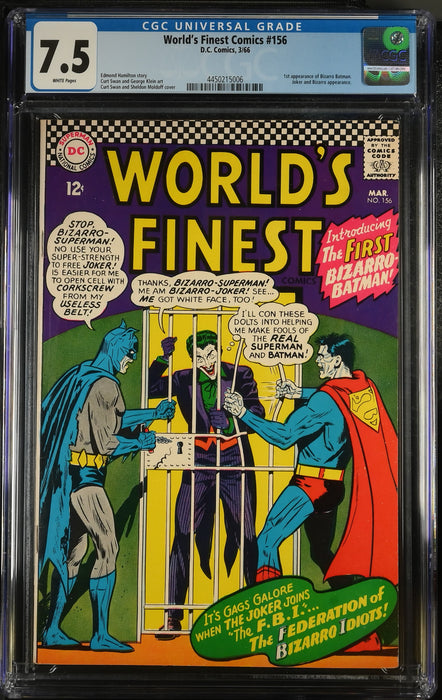 World's Finest Comics #156 CGC 7.5