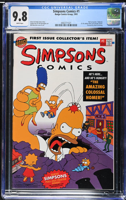 Simpsons Comics #1 CGC 9.8