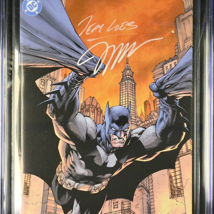Batman #158 Lee Variant Cover A CGC SS 9.8 SIGNED JIM LEE & LOEB