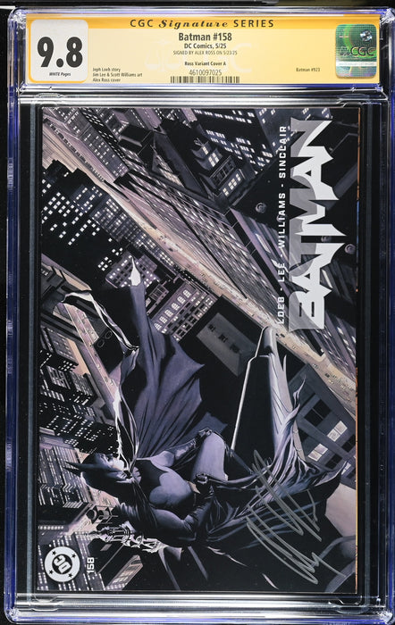 Batman #158 Ross Variant Cover A CGC SS 9.8 SIGNED BY ROSS