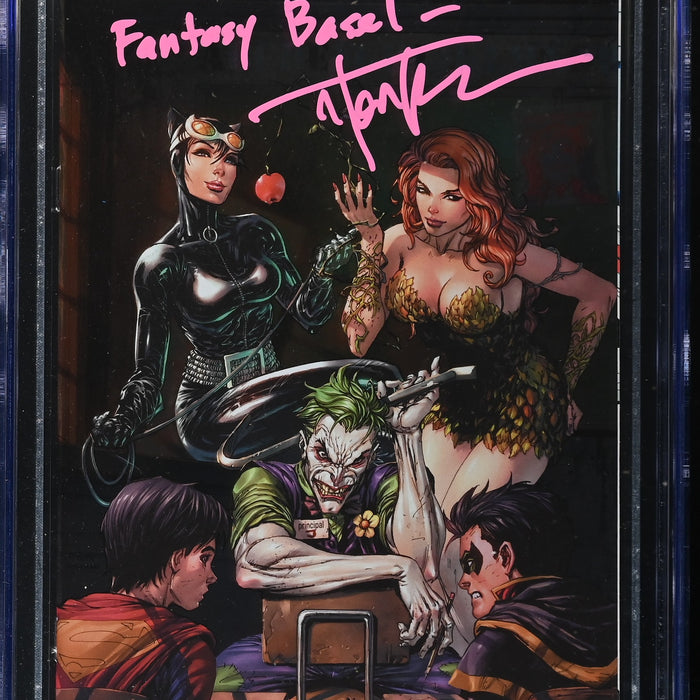 Super Sons #1 Unknown Comics Foil Edition Signed by Kirkham CGC SS 9.6